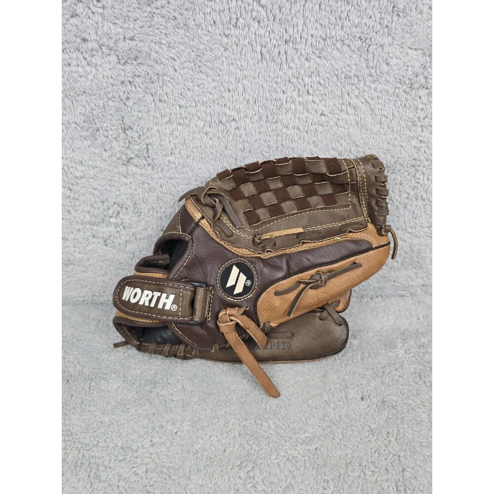 Worth AMP130 Baseball Softball Glove 13" Brown Right Hand Throw Fielders Mitt